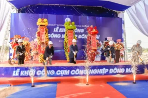 Khởi công Cụm Công nghiệp Đông Mai, TX Quảng Yên